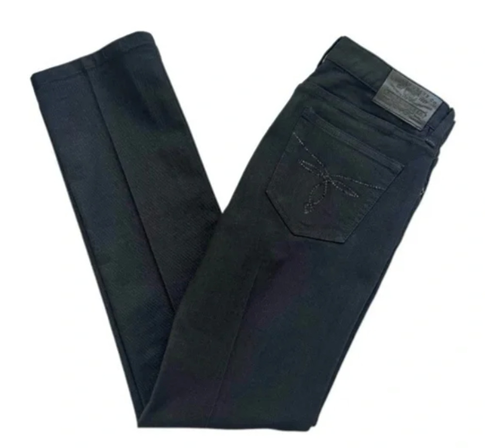 Ralph Lauren Women Jeans Black Modern Slim Size 2